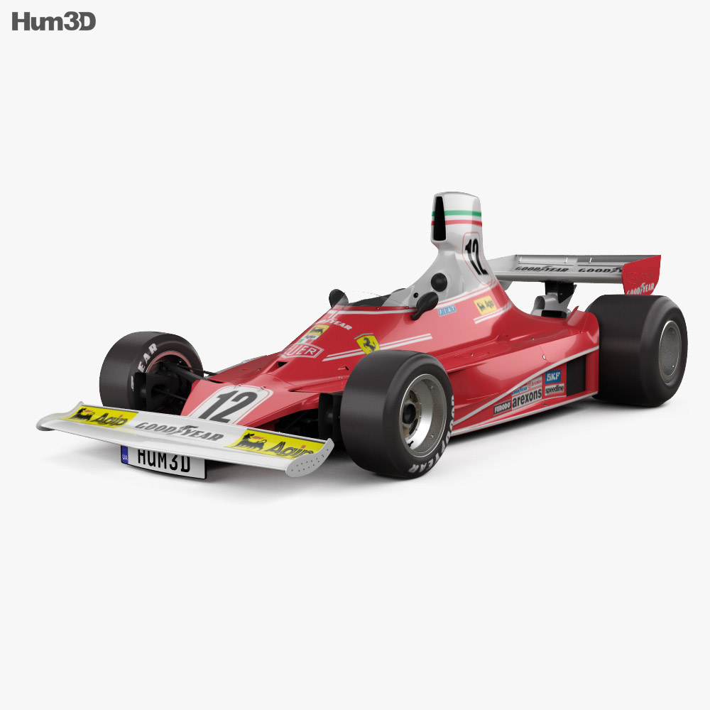 Ferrari 312 T 1975 3D模型