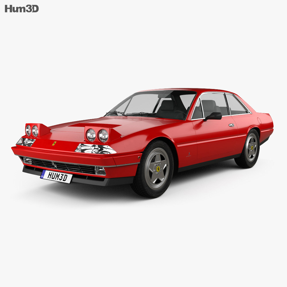 Ferrari 412 1985 3d model