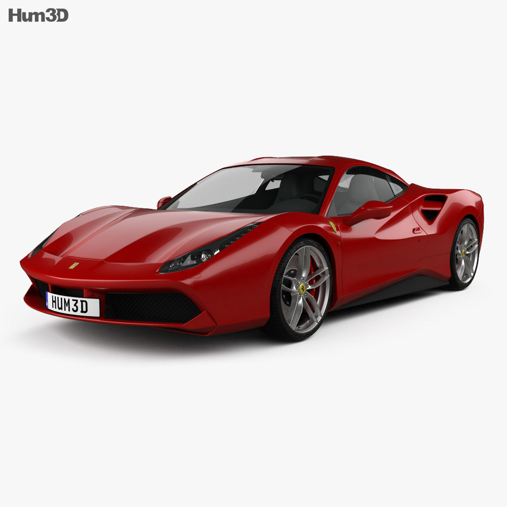 Ferrari 488 GTB 2016 3D模型