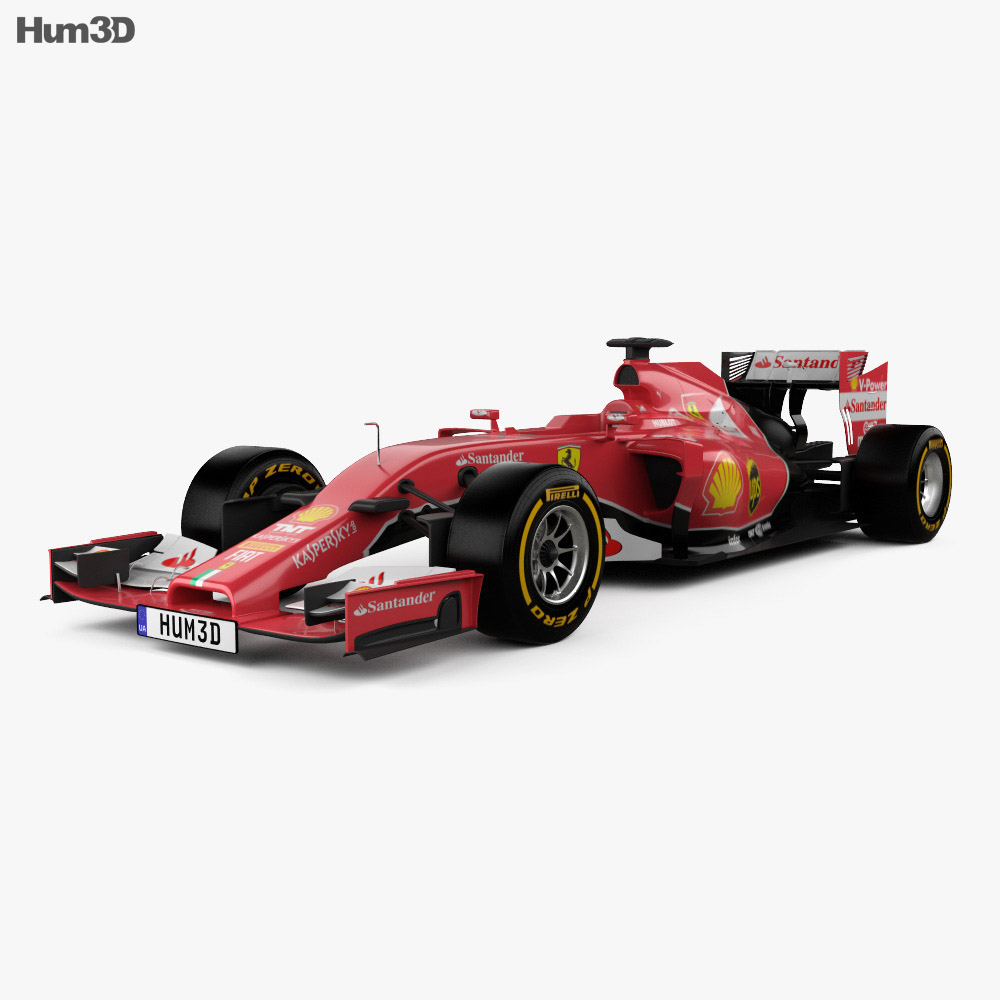 Ferrari F14 T 2014 3D 모델 