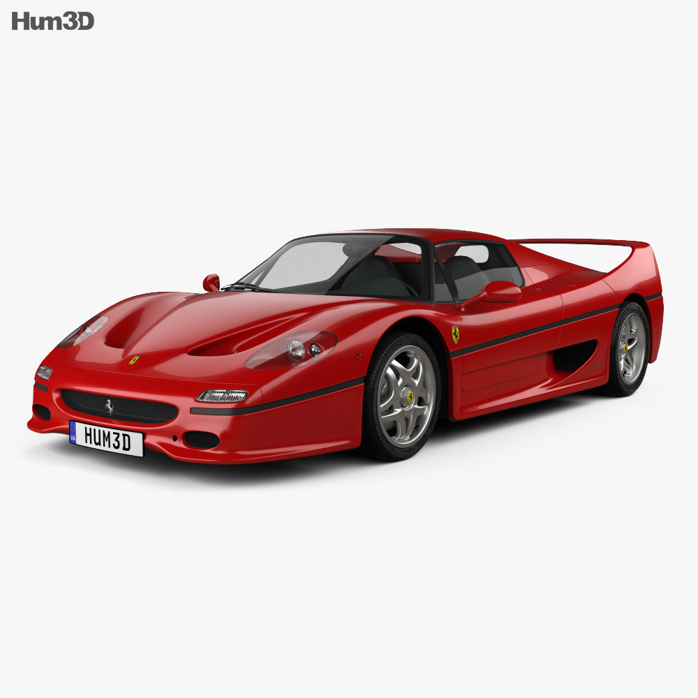 Ferrari F50 1995 3D 모델 
