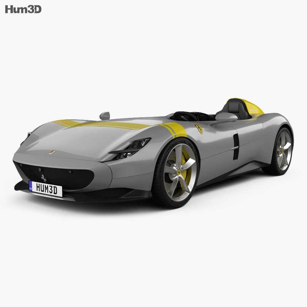 Ferrari Monza SP1 2018 3D 모델 