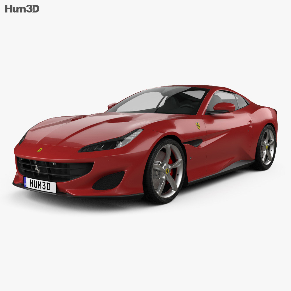 Ferrari Portofino 2018 3D-Modell