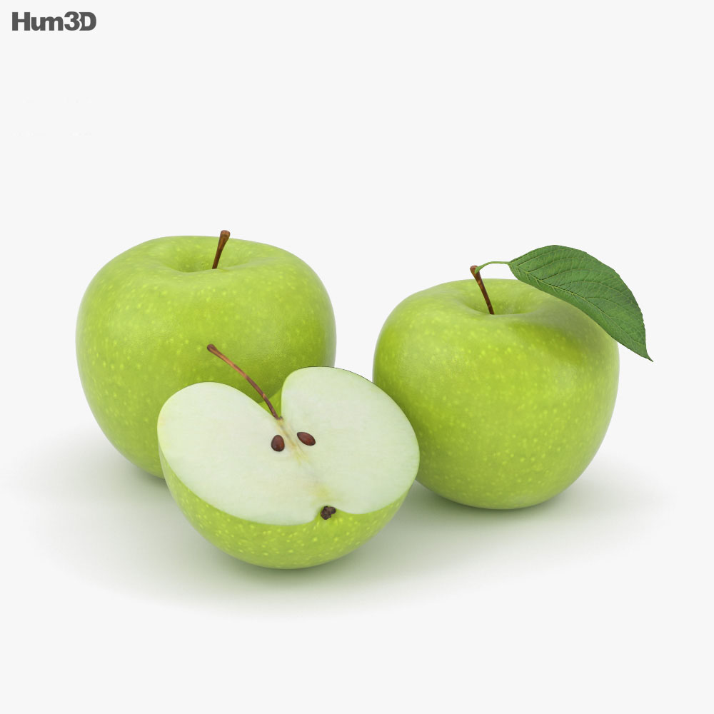 Manzana verde Modelo 3D