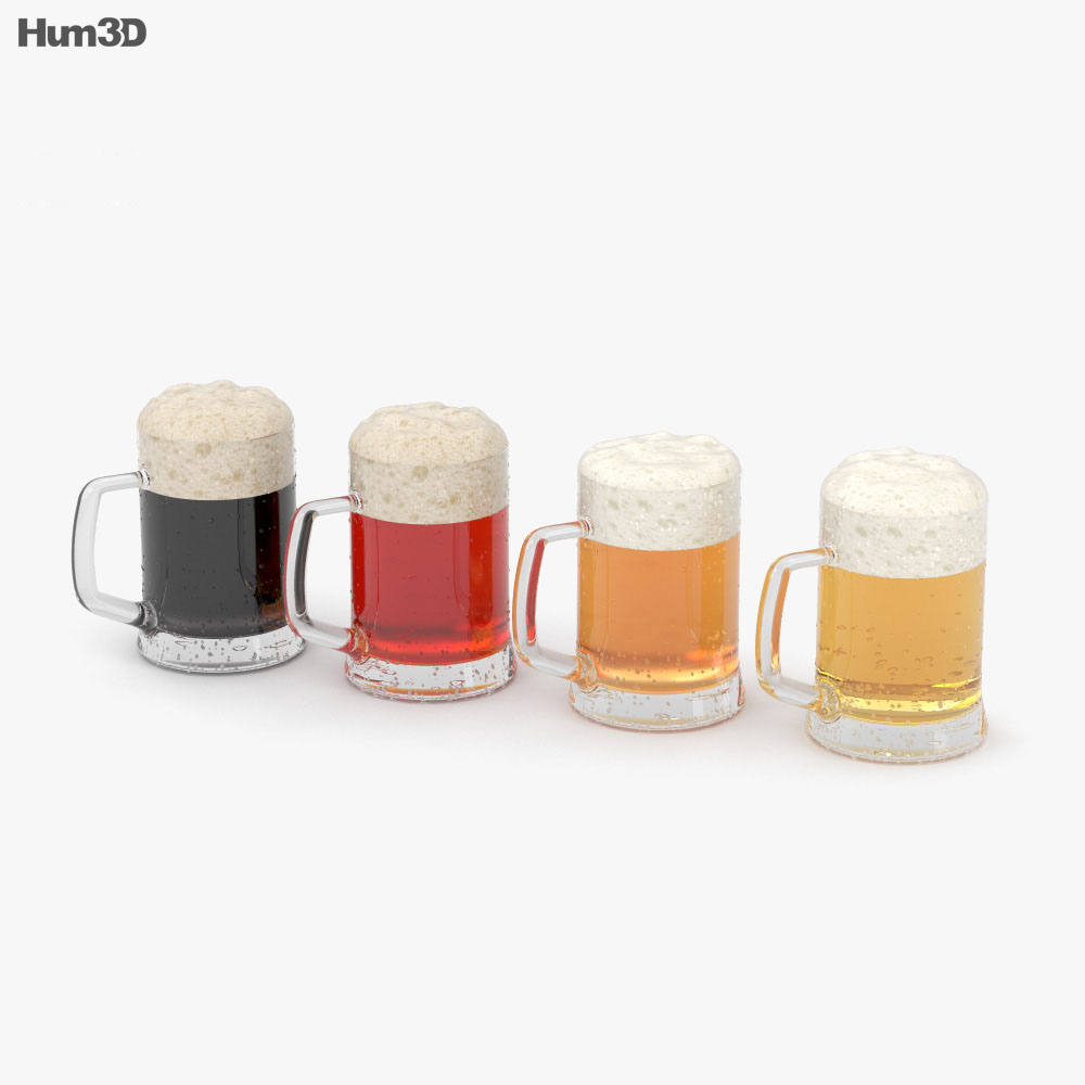 Beer mug 3D model 3D printable