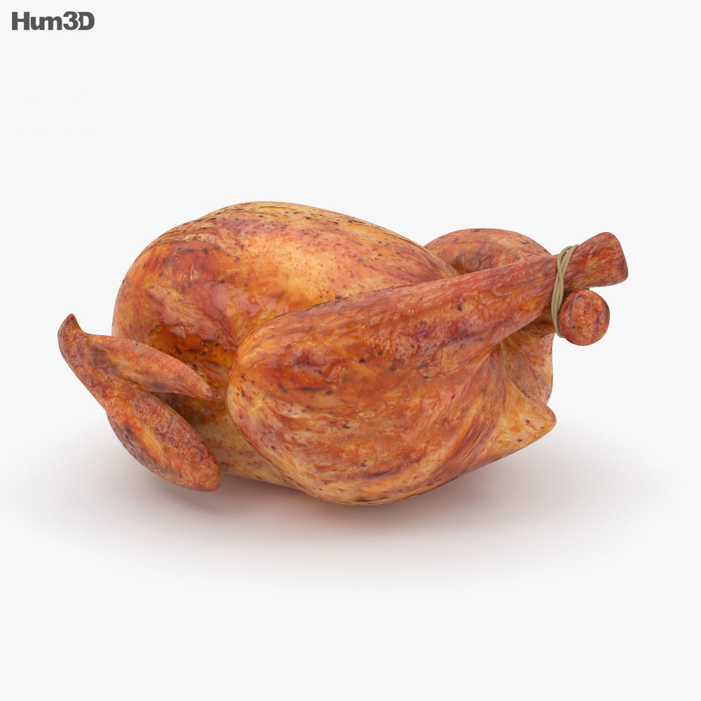 烤鸡 3D模型