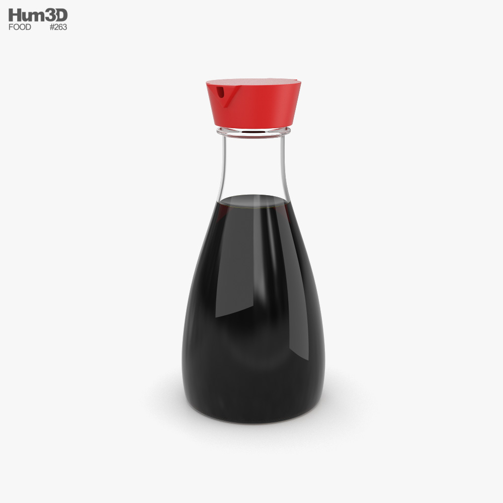 酱油瓶 3D模型