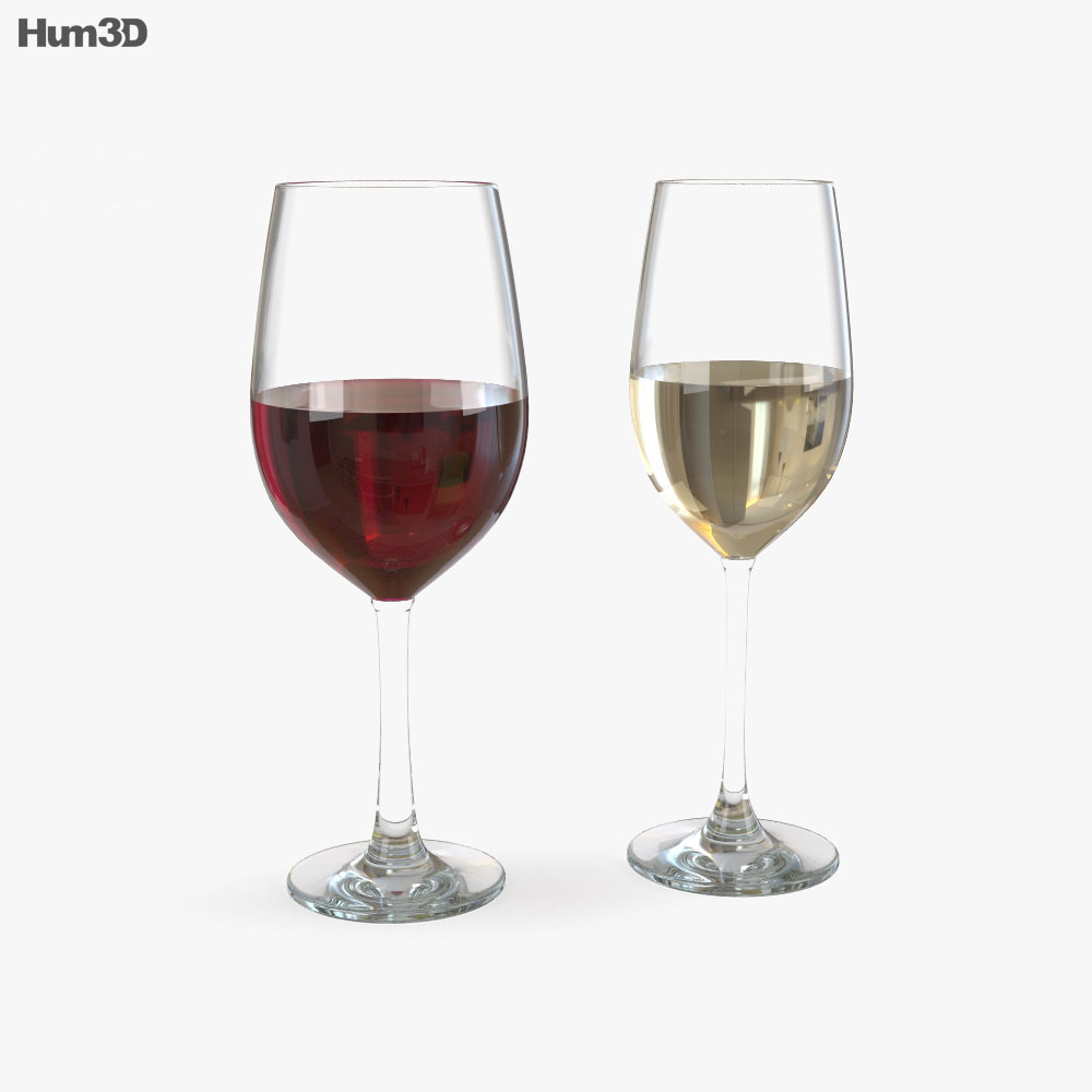 Bicchiere di vino Modello 3D