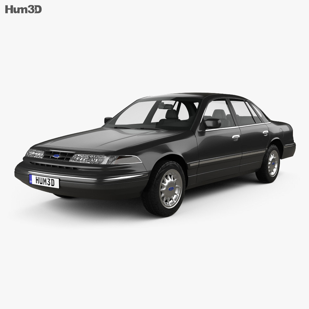 Ford Crown Victoria 1996 3d model