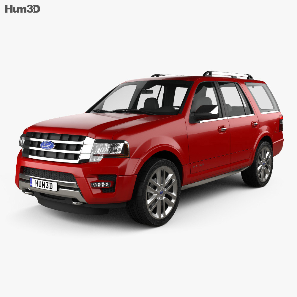 Ford Expedition Platinum 2018 3D 모델 