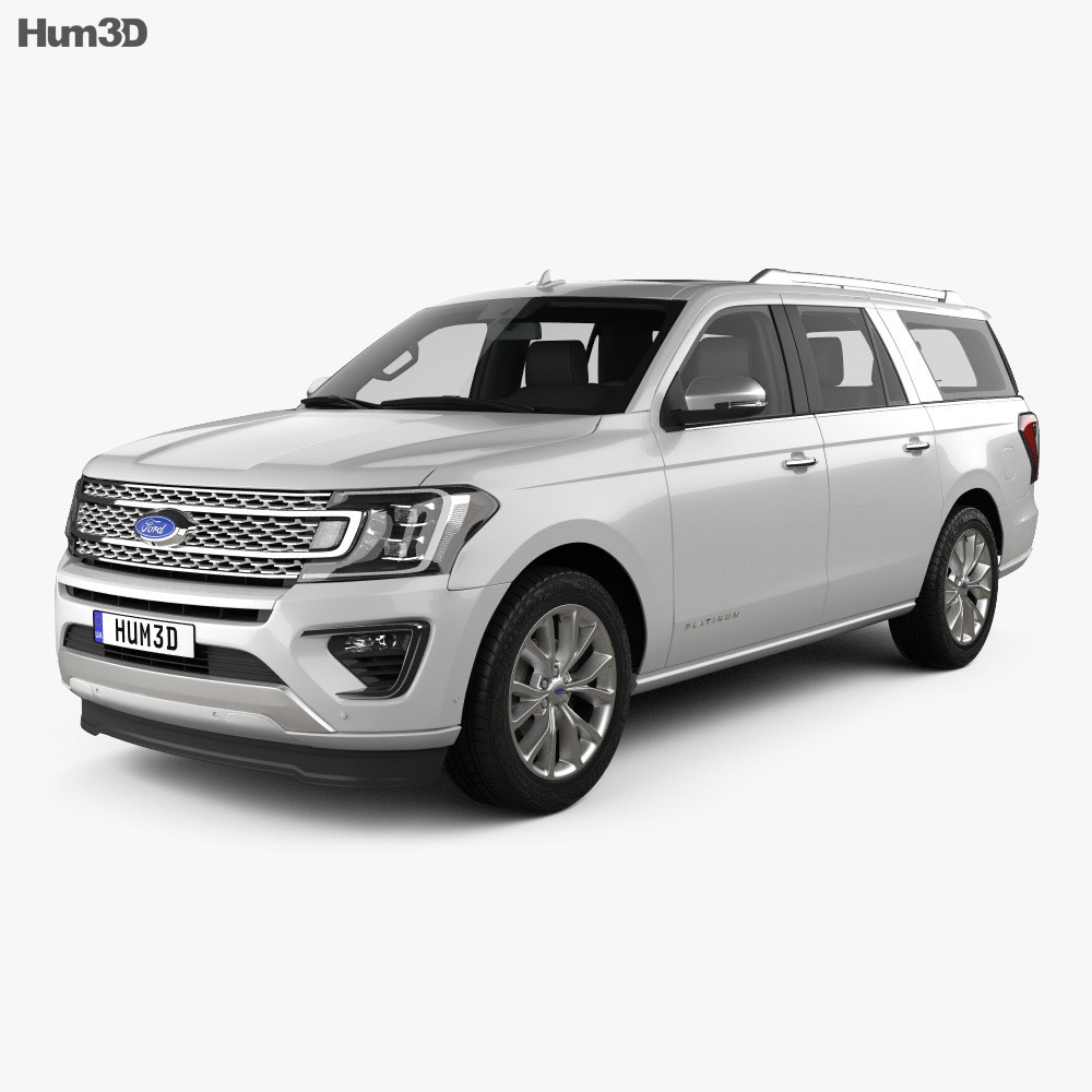 Ford Expedition MAX Platinum 2020 Modelo 3D