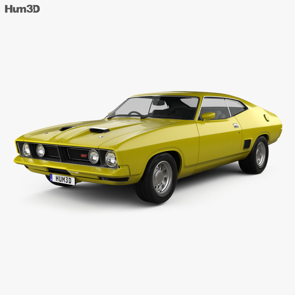 Ford Falcon GT Coupe 1973 Modelo 3D