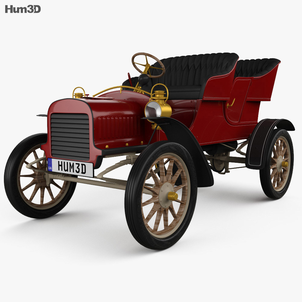 Ford Model C 1904 3D-Modell