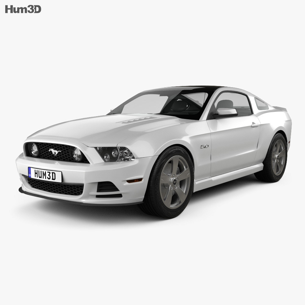Ford Mustang 5.0 GT 2014 3D 모델 