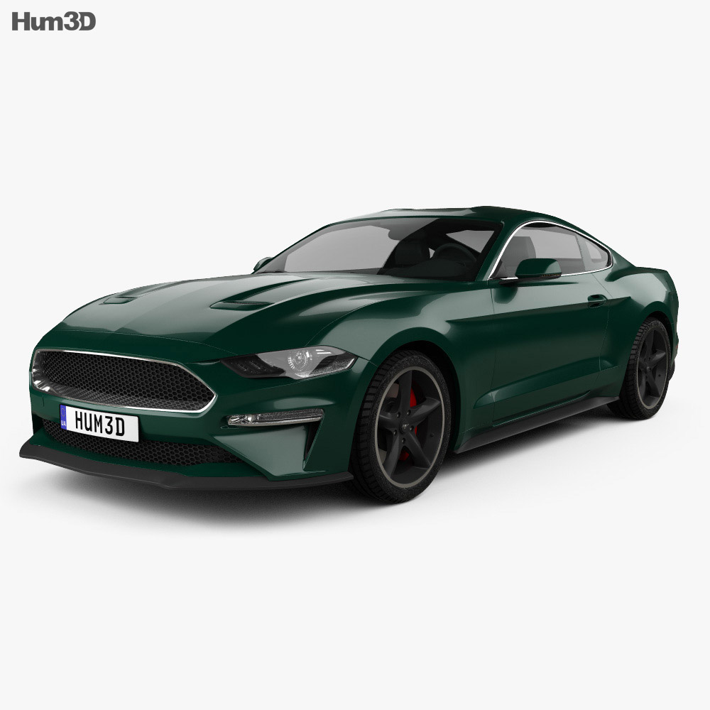 Ford Mustang Bullitt купе 2021 3D модель