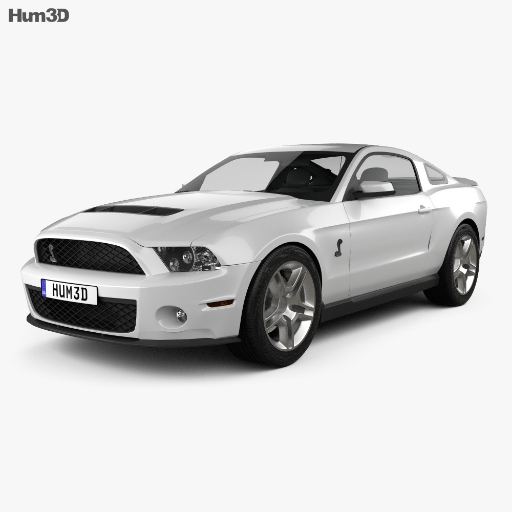 Ford Mustang Shelby GT500 2014 Modèle 3d