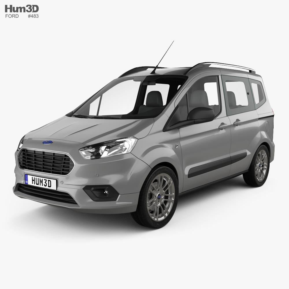 Ford Tourneo Courier 2022 Modelo 3D
