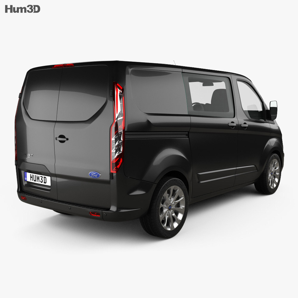 Ford Transit Custom Panel Van L1H1 2024 3D model - Download Vehicles on