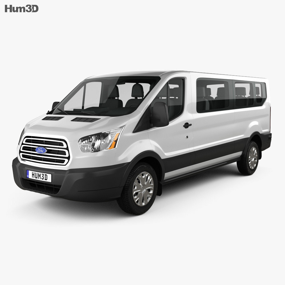 Ford Transit Passenger Van L2H1 2017 3D-Modell