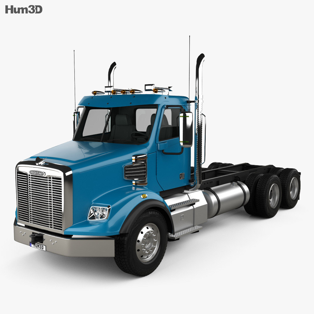 Freightliner 122SD 底盘驾驶室卡车 2016 3D模型