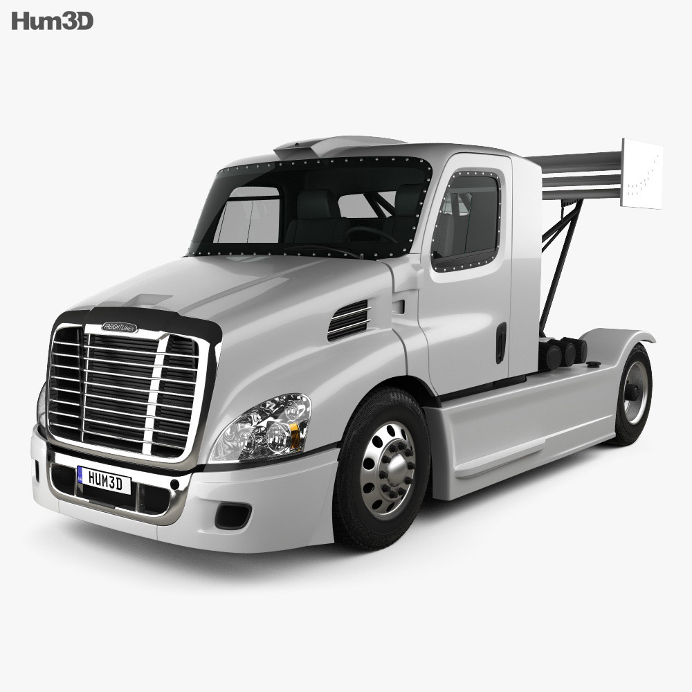 Freightliner Cascadia Race Truck 2016 3Dモデル