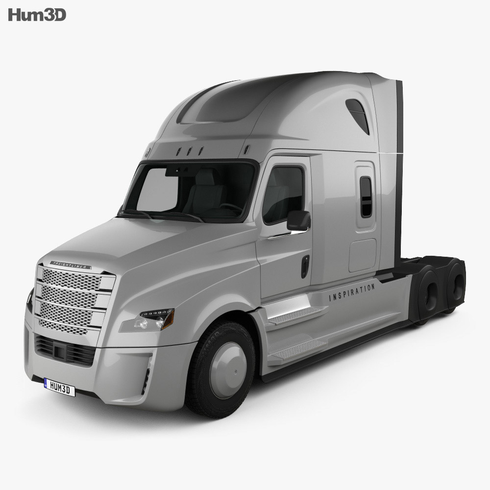 Freightliner Inspiration Сідловий тягач 2017 3D модель