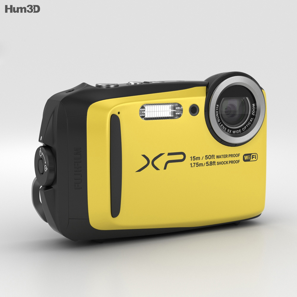 Fujifilm FinePix XP90 Yellow 3d model
