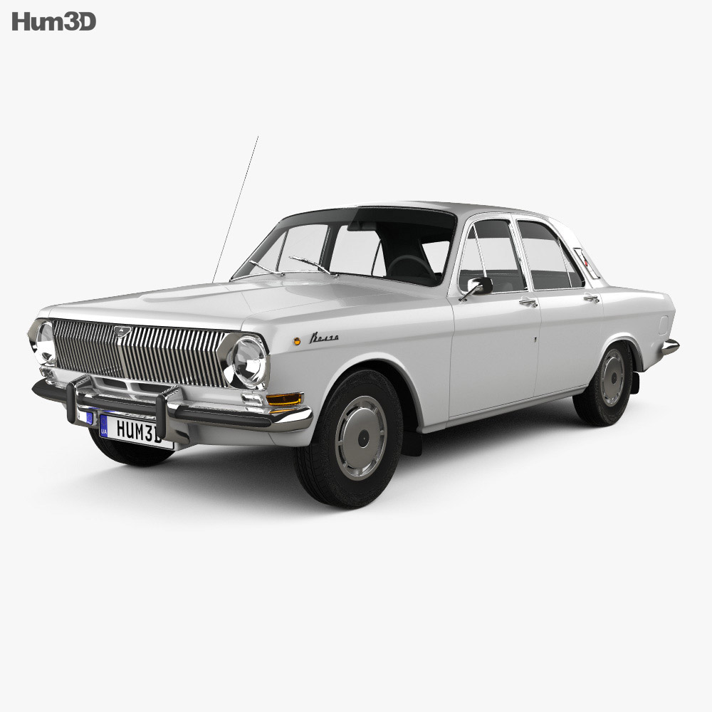 GAZ 24 Volga 1967 3D 모델 
