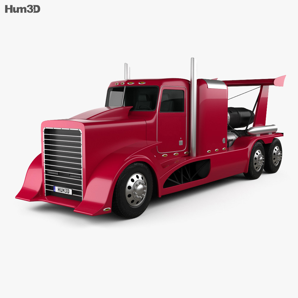 Generisch Jet Powered Truck 2017 3D-Modell