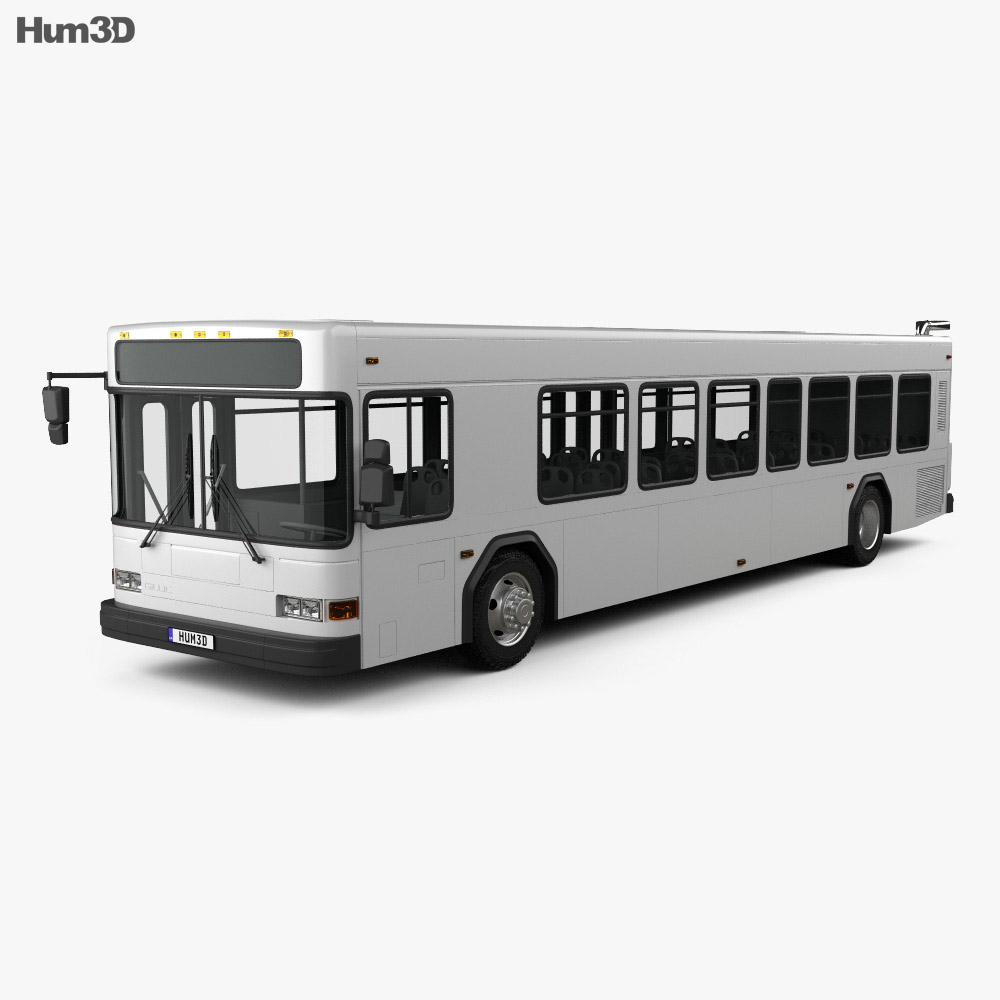 Gillig Low Floor Bus 2012 3d model