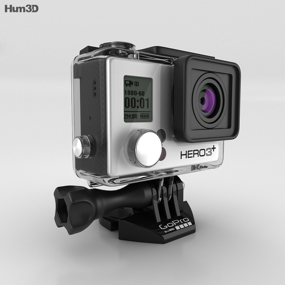 GoPro HERO3+ 3D 모델 
