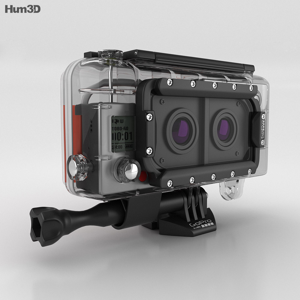 GoPro Dual HERO System HERO3+ 3d model
