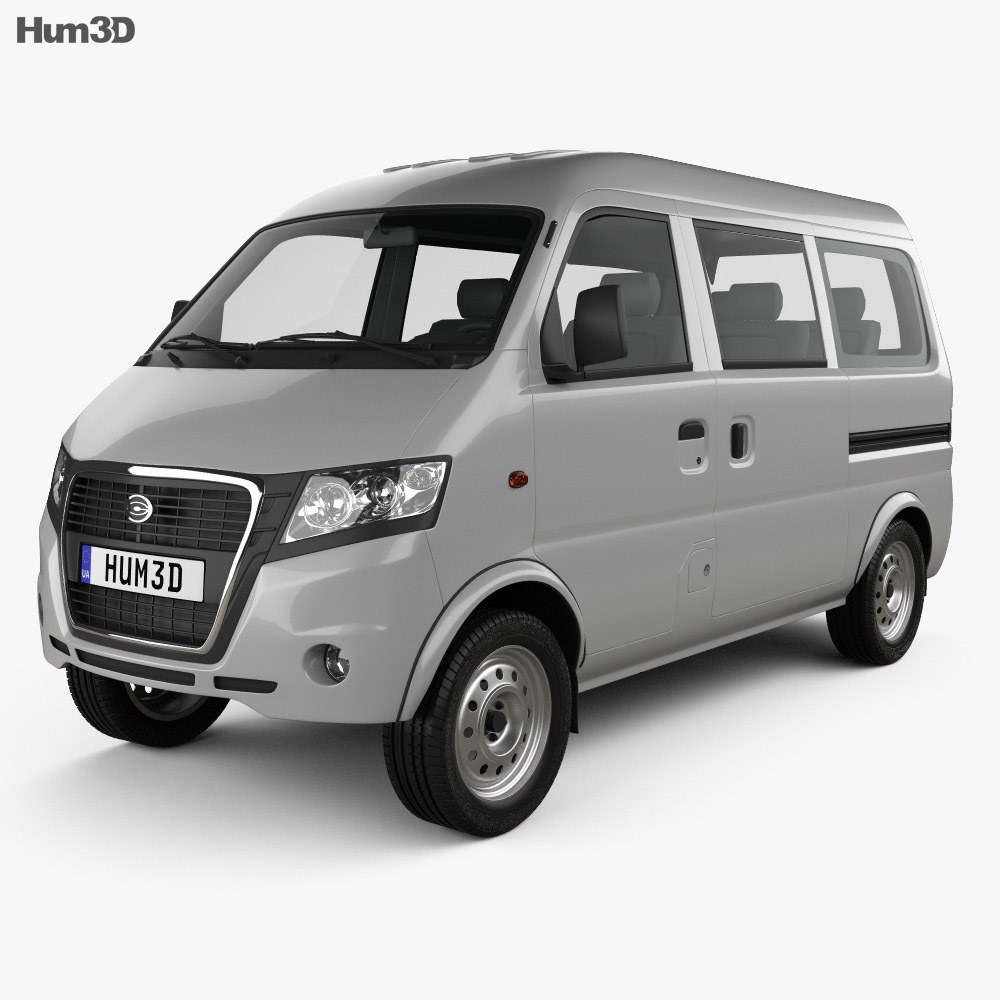 Gonow Minivan 2016 Modèle 3d