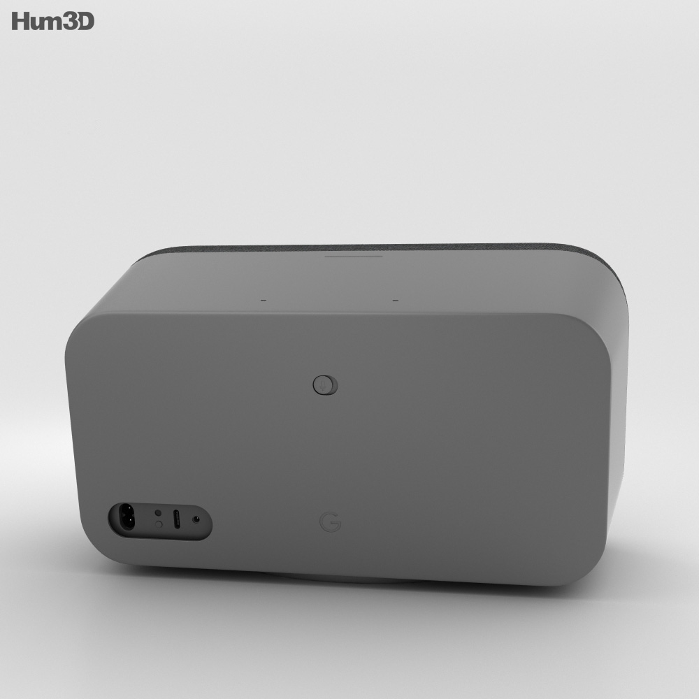 Google Home Max Charcoal 3D model - Download Electronics on
