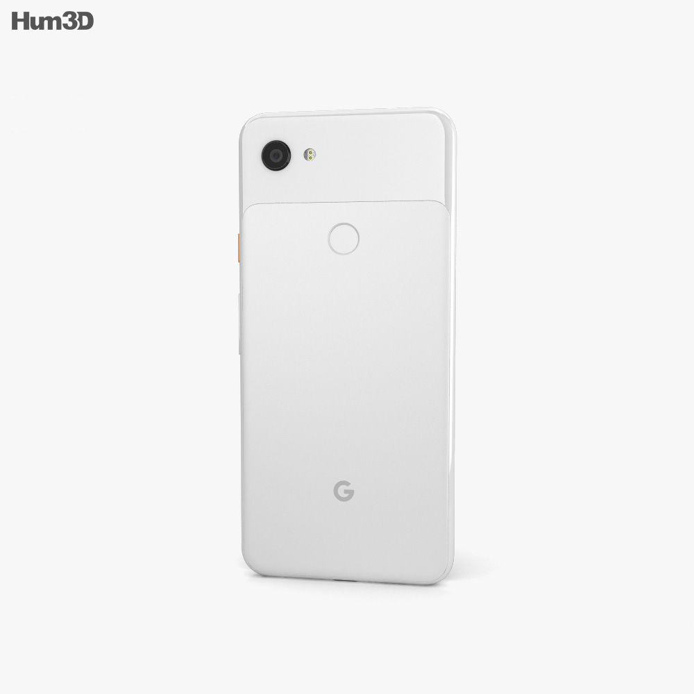 Google Pixel 3a Clearly White 3D模型  电子产品on 3DModels