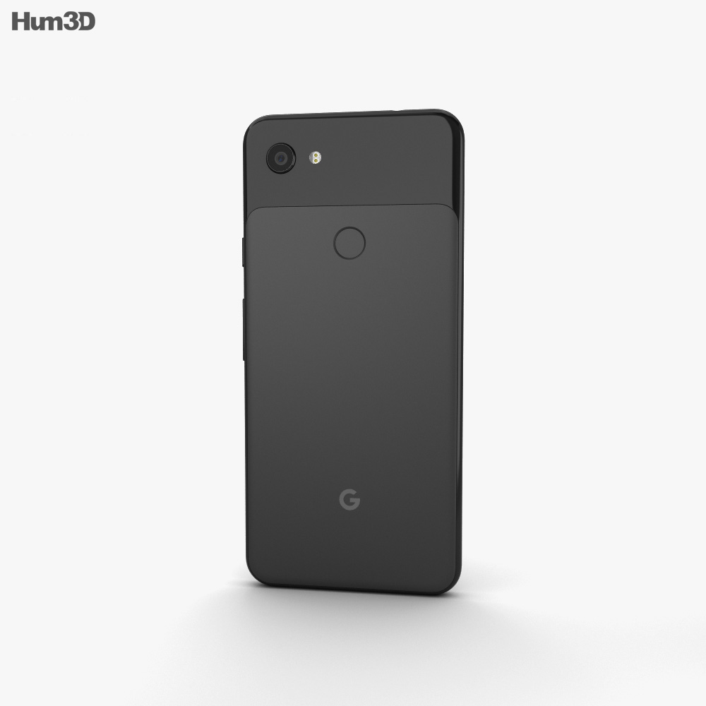 Google Pixel 3a Just Black 3D model download