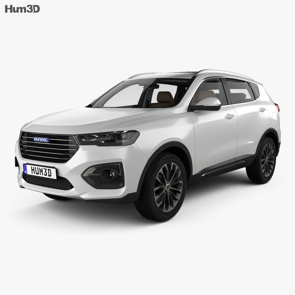 Great Wall Haval H6 mit Innenraum 2021 3D-Modell