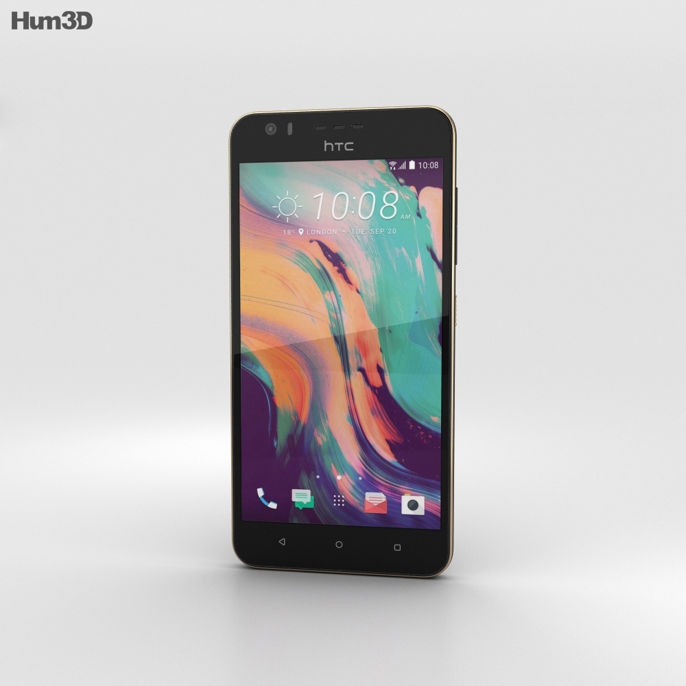 HTC Desire 10 Lifestyle Stone Black 3d model