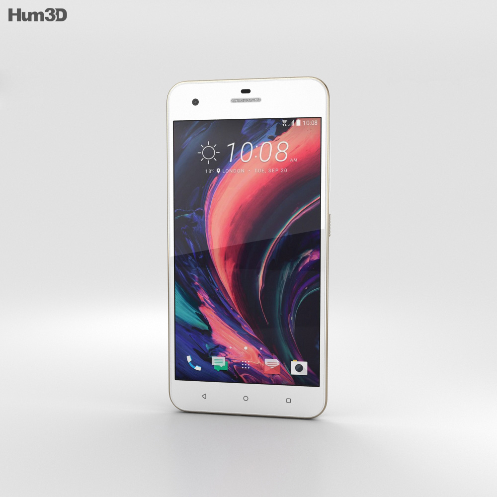 HTC Desire 10 Pro Polar White 3d model