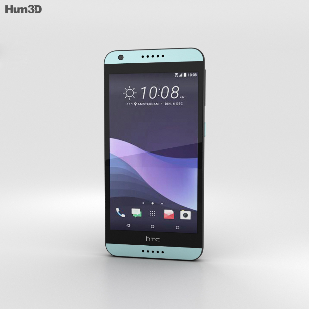HTC Desire 650 Dark Blue 3D-Modell
