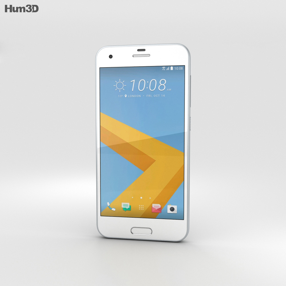 HTC One A9s Silver 3d model
