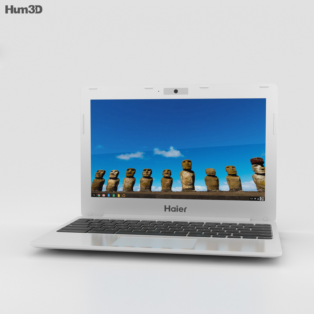 Haier Chromebook 11 Bianco Modello 3D