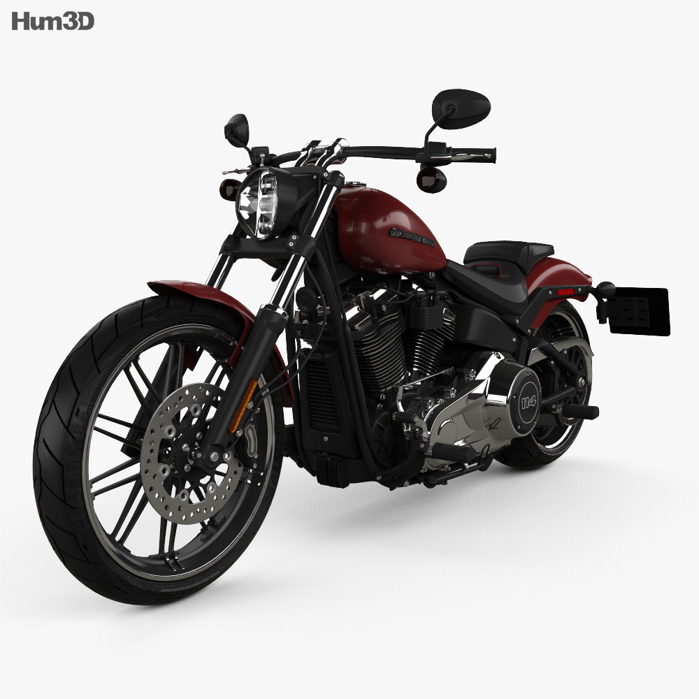 Harley-Davidson FXBRS Breakout 114 2018 3D-Modell