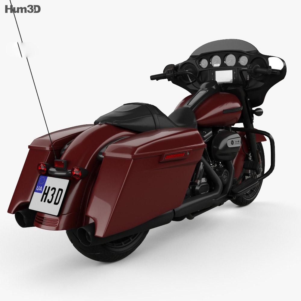 Harley-Davidson Street Glide Special 2018 3D model - Download Vehicles on