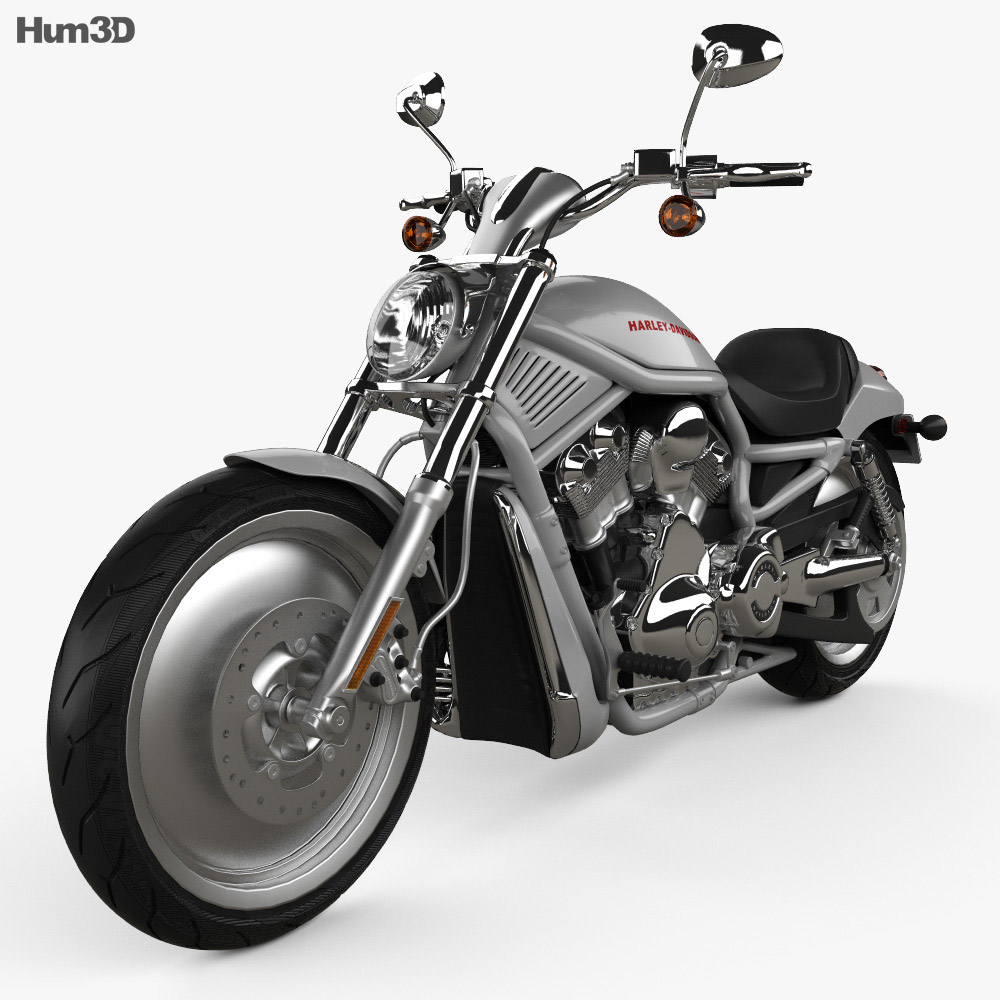 Harley-Davidson VRSCA V-Rod 2002 Modello 3D