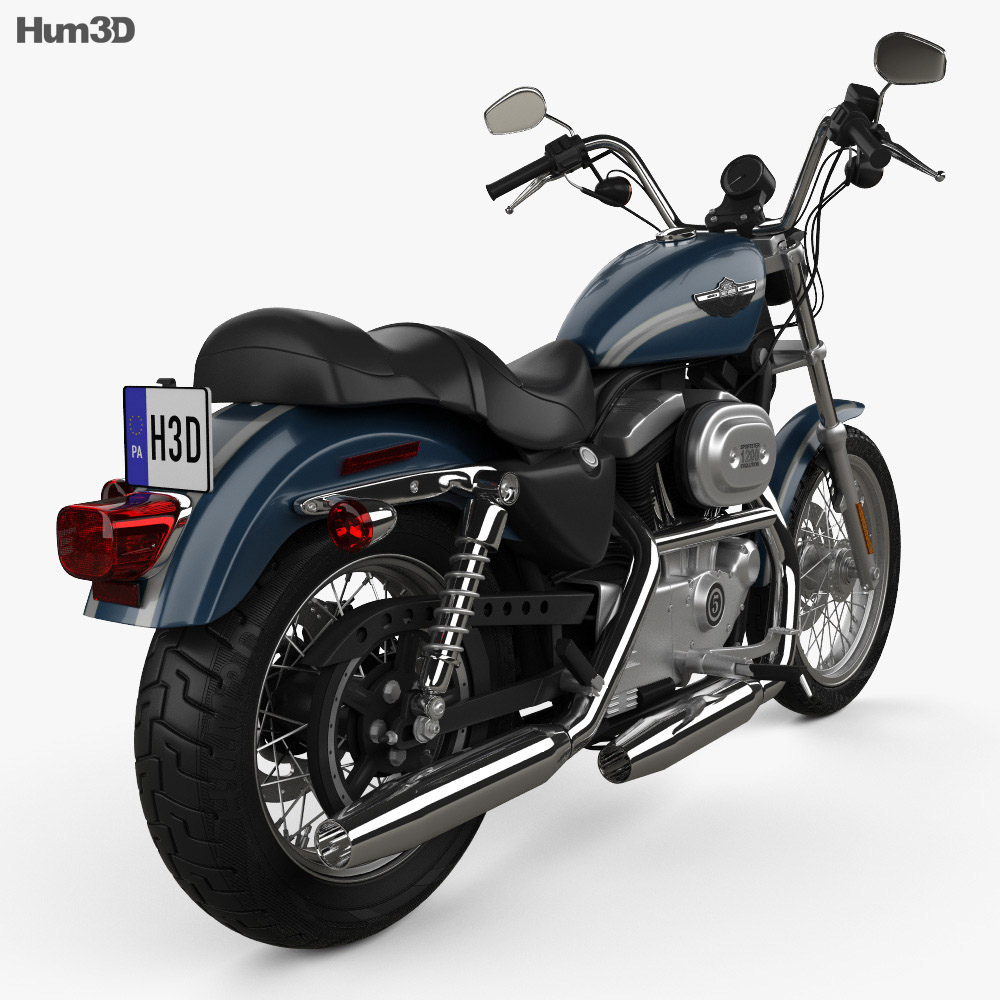 3d model of harley davidson sportster 1200