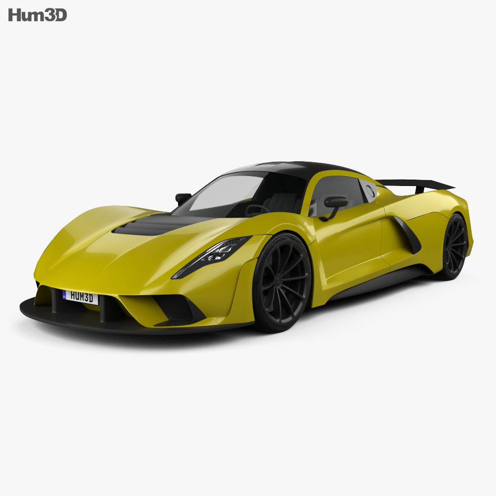 Hennessey Venom F5 2019 3D-Modell