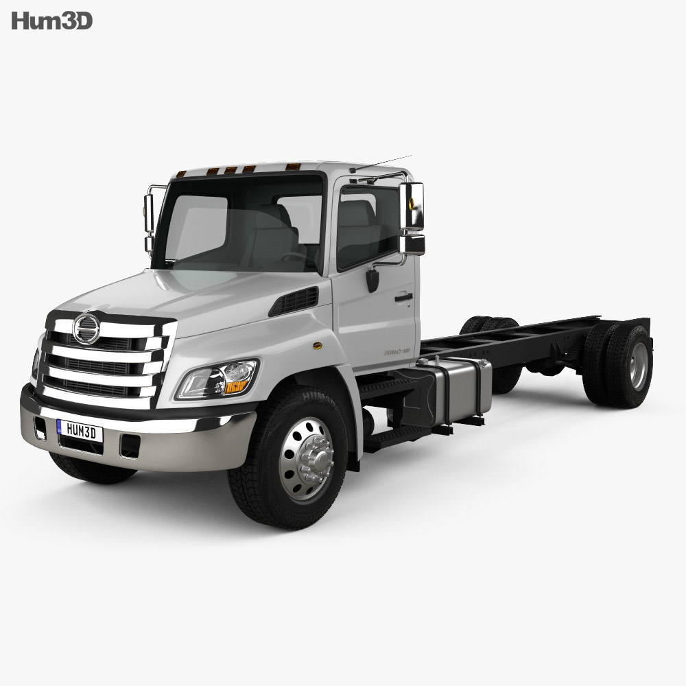 Hino 268 A Camion Châssis 2015 Modèle 3d