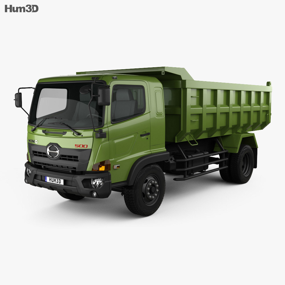 Hino 500 FG Tipper Truck 2020 3d model
