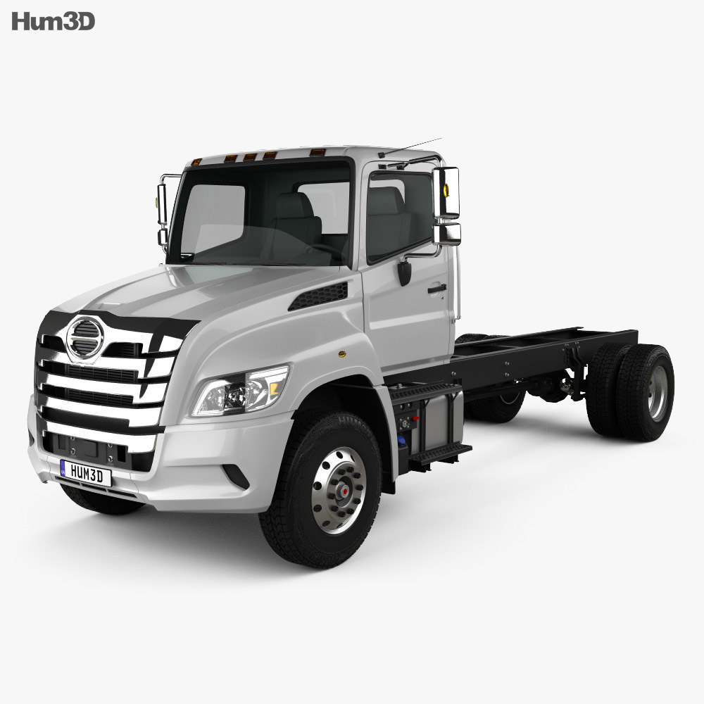 Hino XL Chassis Truck 2022 3d model